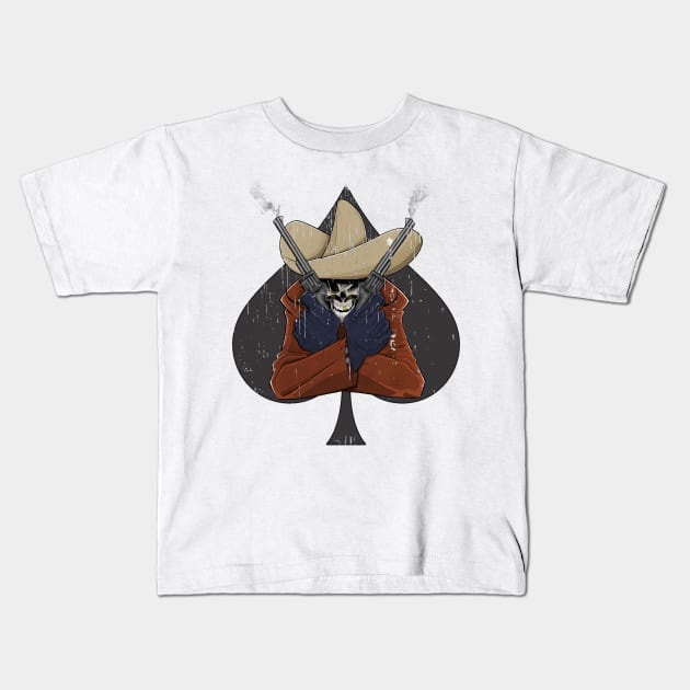 Draw Gunslinger Kids T-Shirt by MobiusTees